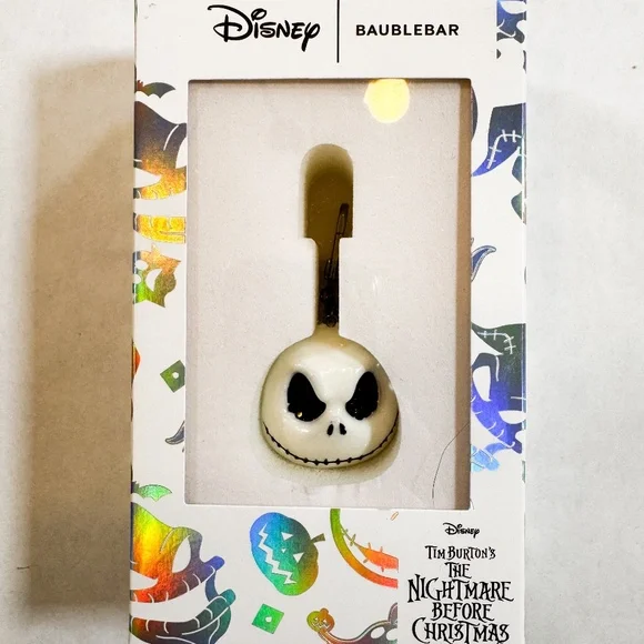✨ Disney BaubleBar Jack Skellington Keychain Charm – NWT ✨ - Picture 1 of 7